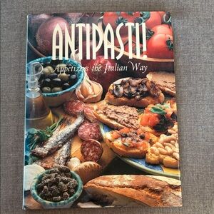 Vtg Antipasti Appetizers the Italian Way Cookbook Hardcover w/Dust Jacket